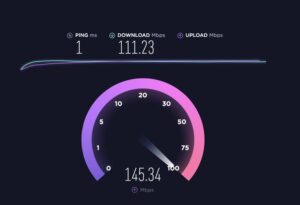 Gauge to measure internet speed